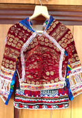 Upcycled Rabari Embroidered Velvet Choli Blouse – Vintage Kutch Tribal Textile Top